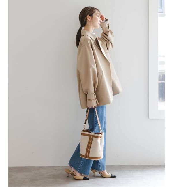 NOBLE「《WEB限定追加》コットンダブルクロスハーフコート」|その他|