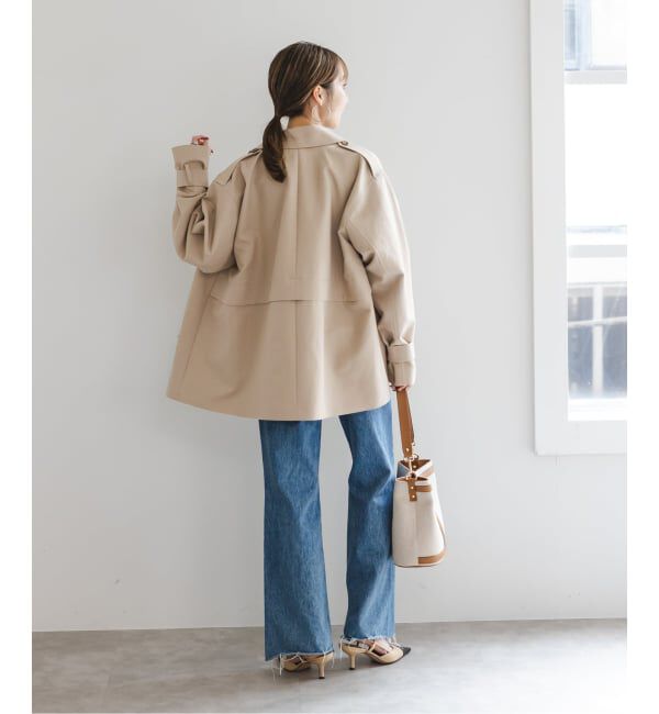 NOBLE「《WEB限定追加》コットンダブルクロスハーフコート」|その他|