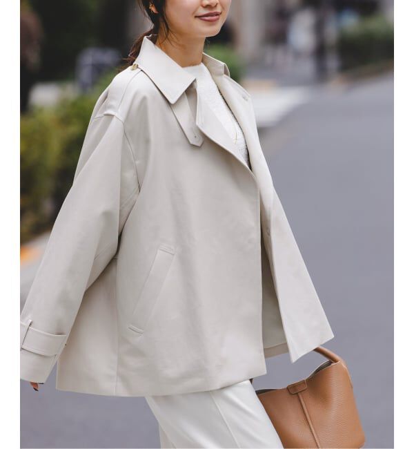 NOBLE「《WEB限定追加》コットンダブルクロスハーフコート」|その他|