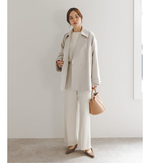 NOBLE「《WEB限定追加》コットンダブルクロスハーフコート」|その他|