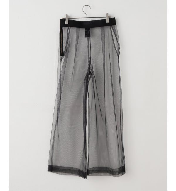 NOBLE「レイヤードチュールパンツ」|スラックス|