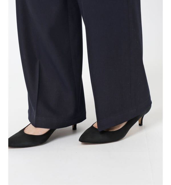 Spick and Span「ドレープチノ1タックストレートパンツ」|チノ|