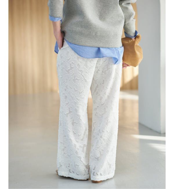 Spick and Span「《WEB限定》シアージャガードイージーパンツ」|その他|