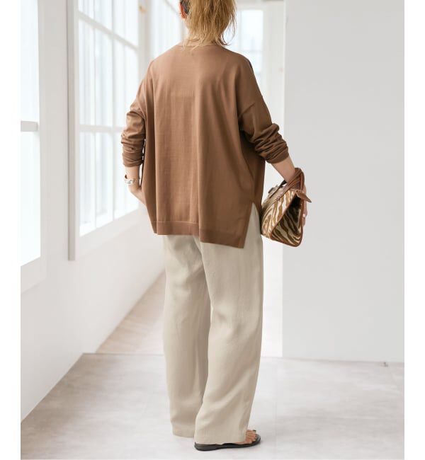 Spick and Span「《新色有り / 追加予約》ワッシャーサテンイージーパンツ」|その他|