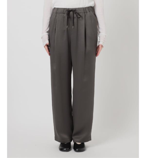 Spick and Span「《新色有り / 追加予約》ワッシャーサテンイージーパンツ」|その他|