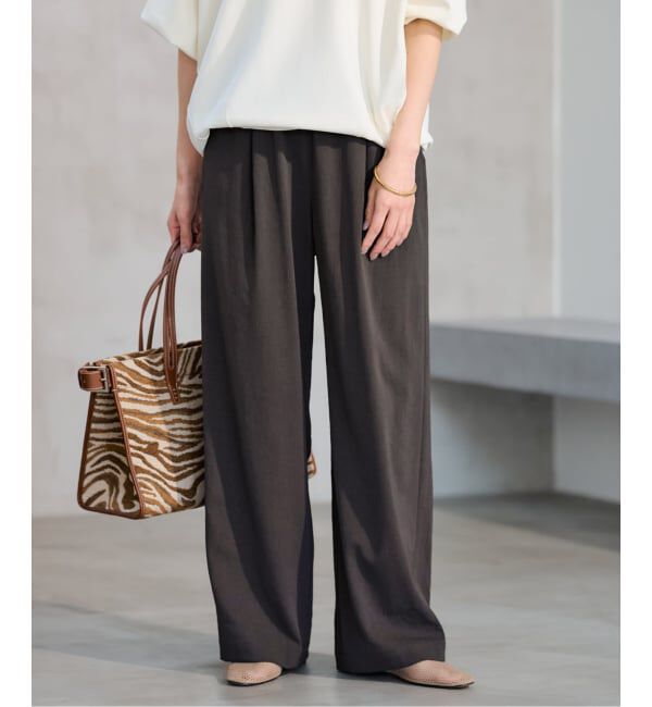 FRAMeWORK「≪新色 / 追加予約≫ポリエステルツイルリラックスパンツ」|その他|