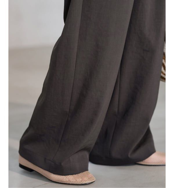 FRAMeWORK「≪新色 / 追加予約≫ポリエステルツイルリラックスパンツ」|その他|