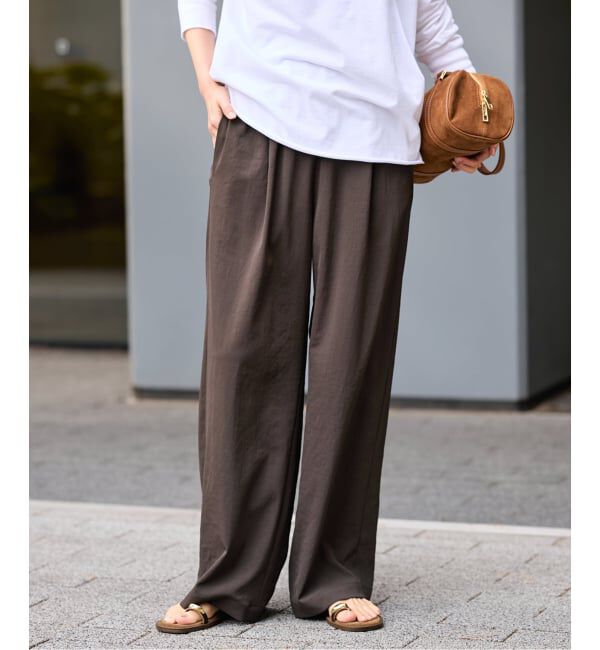 FRAMeWORK「≪新色 / 追加予約≫ポリエステルツイルリラックスパンツ」|その他|