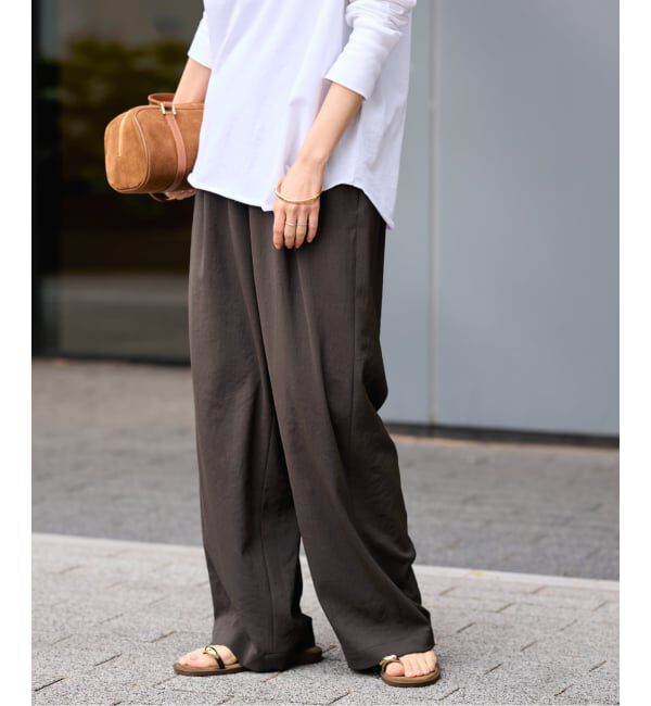 FRAMeWORK「≪新色 / 追加予約≫ポリエステルツイルリラックスパンツ」|その他|