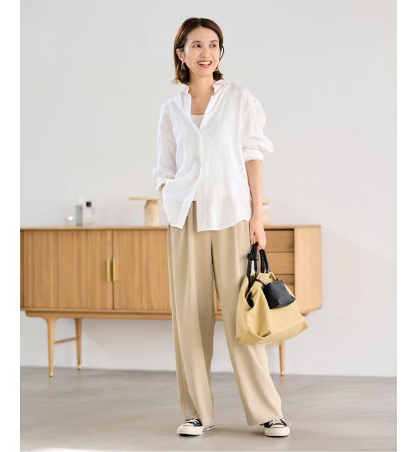 FRAMeWORK「≪新色 / 追加予約≫ポリエステルツイルリラックスパンツ」|その他|