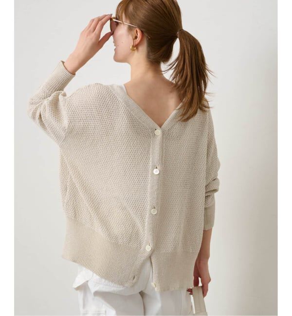 FRAMeWORK「≪WEB限定 / 追加予約≫カノコ 2WAY Back開きカーディガン」|カーディガン|