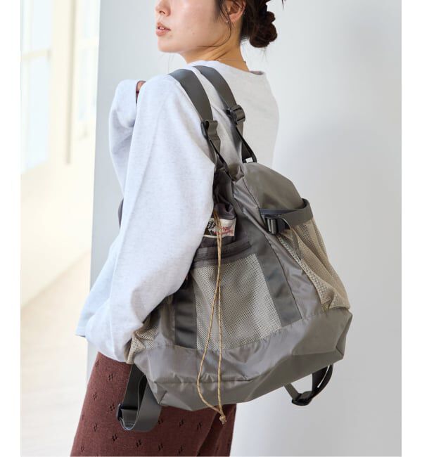 U by SPICK&SPAN「【CARIBOU MOUNTAINEERING】 別注L/W PACK TOTE」|トートバッグ|グレー