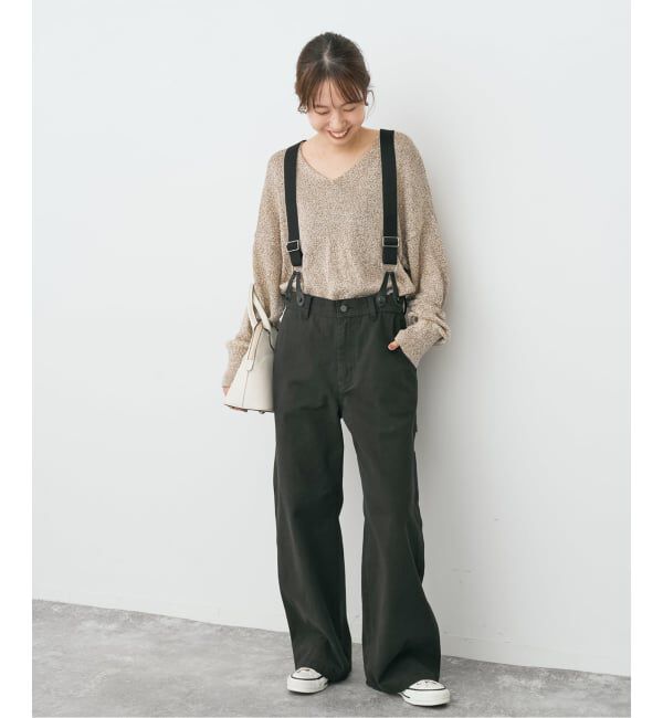 Spick and Span「サスペンダーペインターパンツ」|チノ|