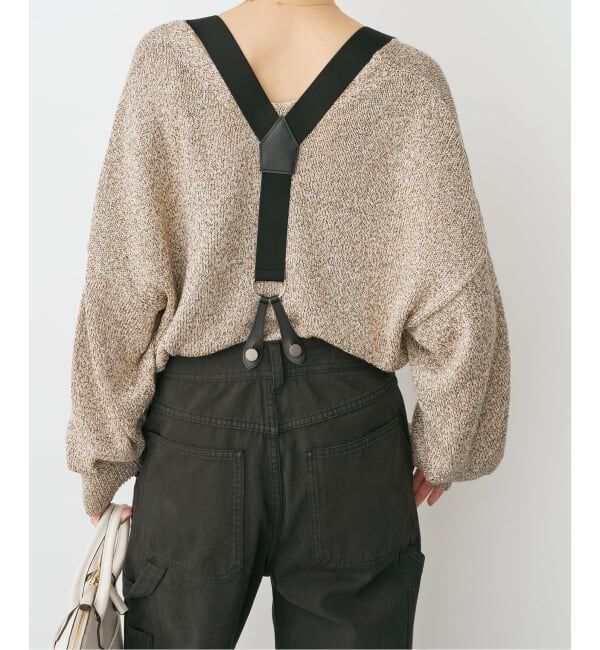 Spick and Span「サスペンダーペインターパンツ」|チノ|