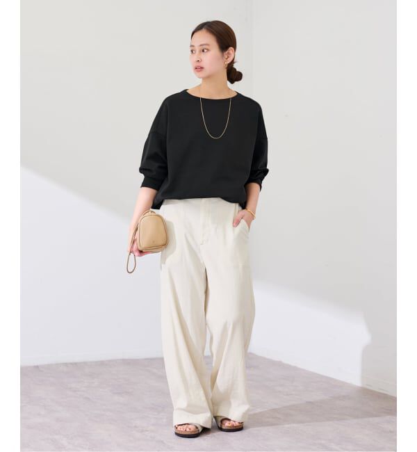 FRAMeWORK「ヴィンテージネップクロスパンツ」|スラックス|