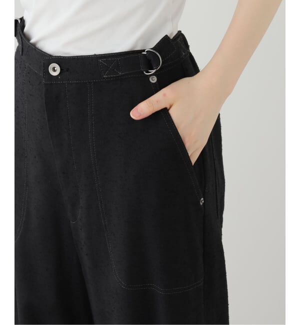 FRAMeWORK「ヴィンテージネップクロスパンツ」|スラックス|