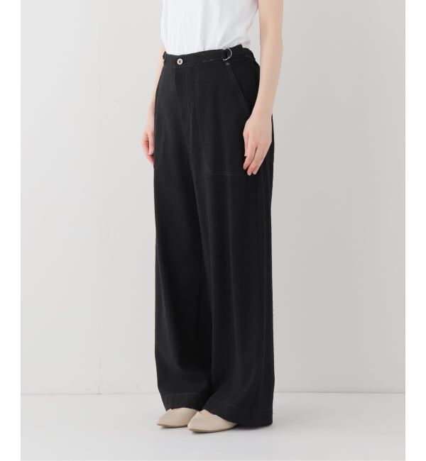 FRAMeWORK「ヴィンテージネップクロスパンツ」|スラックス|