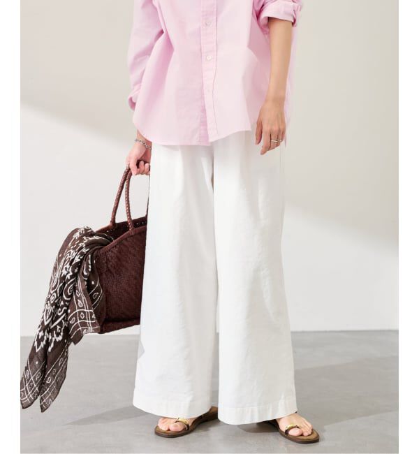 FRAMeWORK「≪追加予約≫綿麻イージーパンツ」|その他|