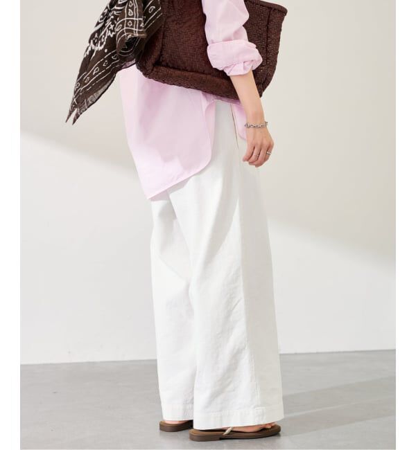 FRAMeWORK「≪追加予約≫綿麻イージーパンツ」|その他|