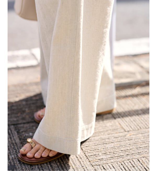 FRAMeWORK「≪追加予約≫綿麻イージーパンツ」|その他|