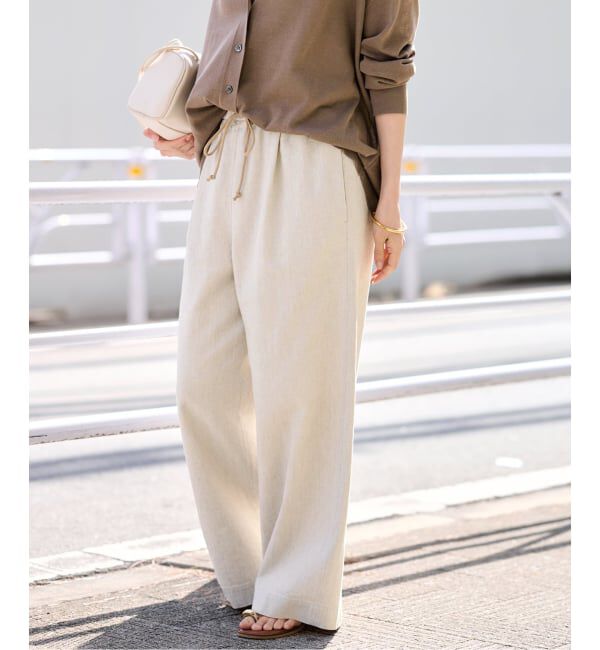 FRAMeWORK「≪追加予約≫綿麻イージーパンツ」|その他|
