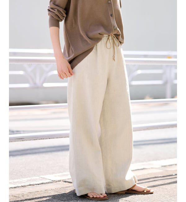 FRAMeWORK「≪追加予約≫綿麻イージーパンツ」|その他|