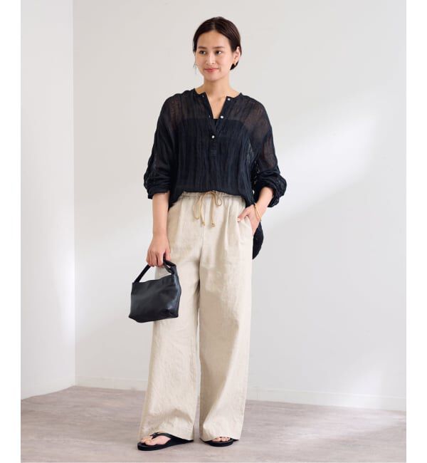 FRAMeWORK「≪追加予約≫綿麻イージーパンツ」|その他|