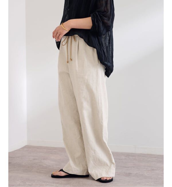 FRAMeWORK「≪追加予約≫綿麻イージーパンツ」|その他|