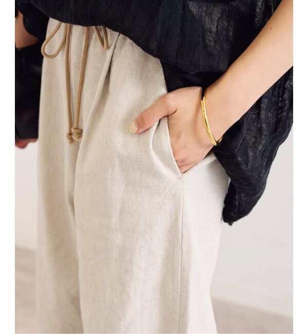 FRAMeWORK「≪追加予約≫綿麻イージーパンツ」|その他|