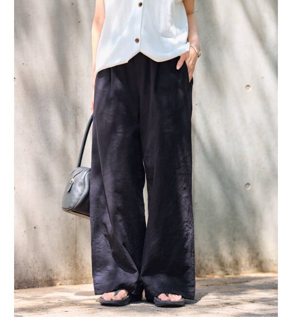 FRAMeWORK「≪追加予約≫綿麻イージーパンツ」|その他|