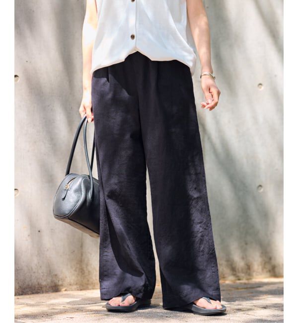 FRAMeWORK「≪追加予約≫綿麻イージーパンツ」|その他|