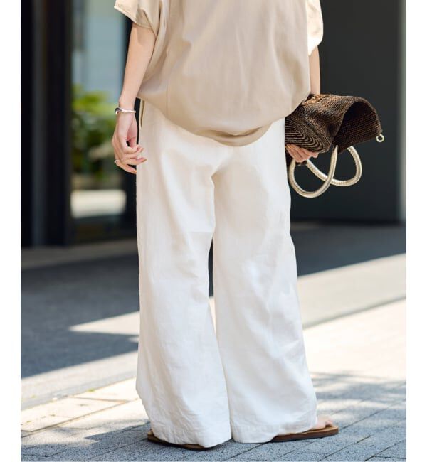 FRAMeWORK「≪追加予約≫綿麻イージーパンツ」|その他|