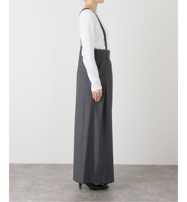  「【洗える】MARECHAL TERRE/マルシャルテル サスペンダーパンツ」|スラックス|