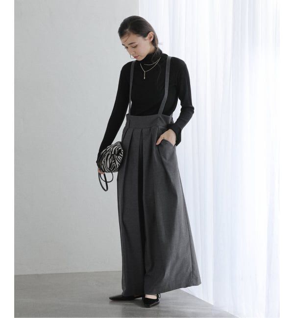  「【洗える】MARECHAL TERRE/マルシャルテル サスペンダーパンツ」|スラックス|