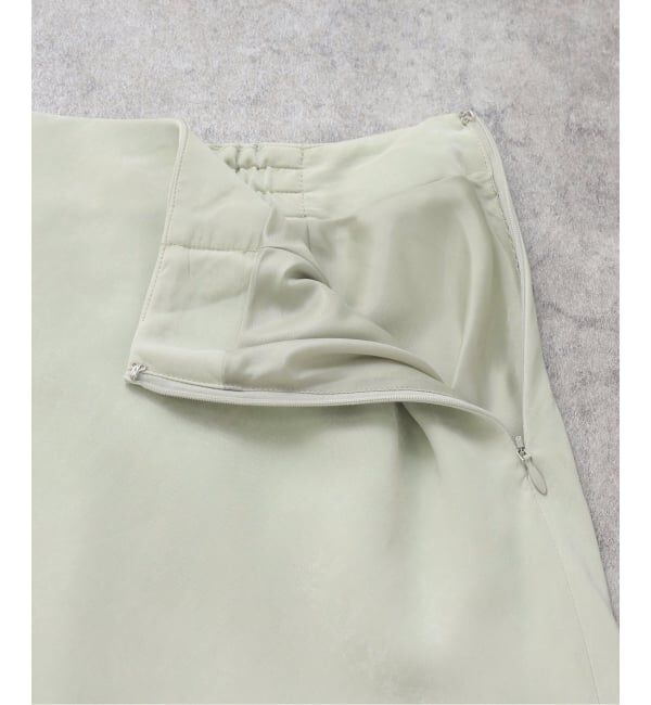  「【洗える】フィブリルサテンマーメイドスカート」|スカート|