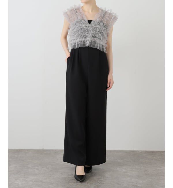  「《追加3》 チュールベストオールインワン」|スラックス|