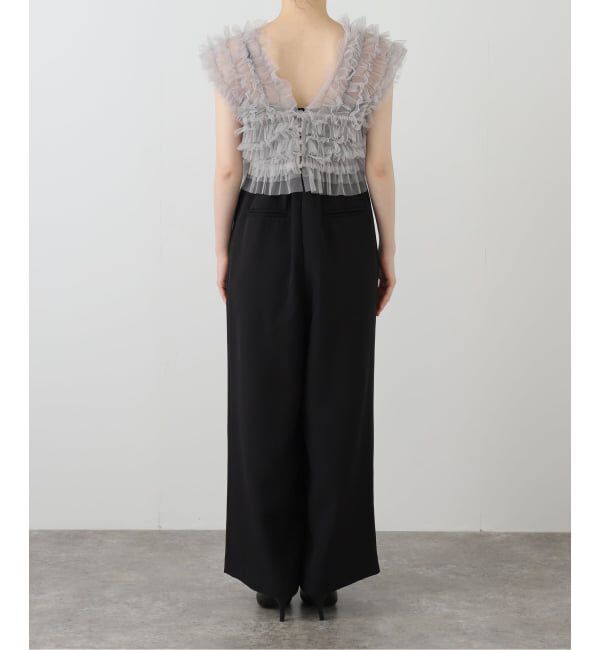  「《追加3》 チュールベストオールインワン」|スラックス|