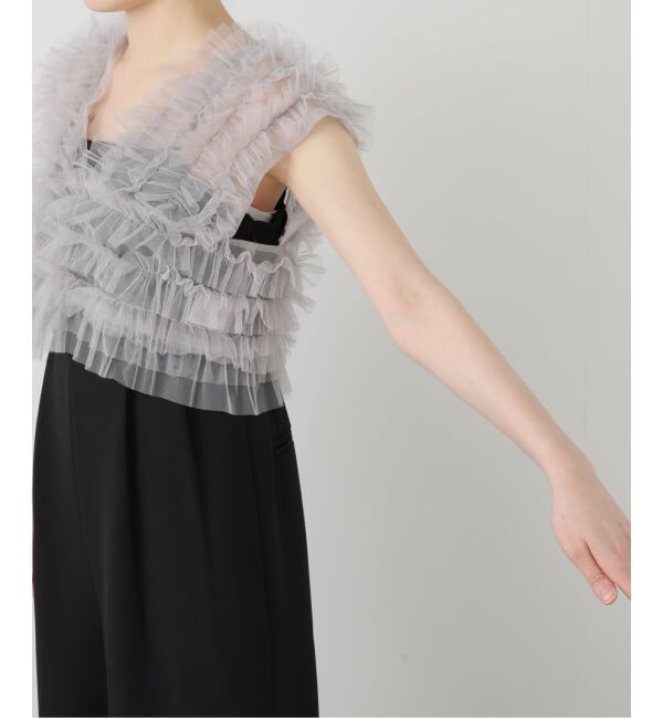  「《追加3》 チュールベストオールインワン」|スラックス|