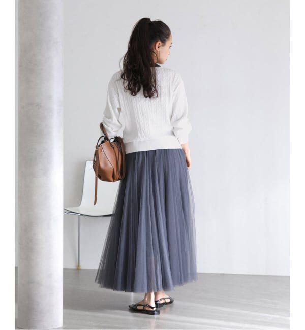  「《予約》【洗える】ケーブルニットカーディガン」|カーディガン|