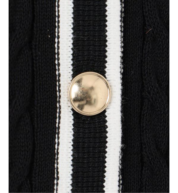  「《予約》【洗える】ケーブルニットカーディガン」|カーディガン|