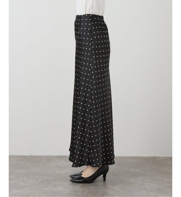  「【洗える】サテンマーメイドスカート」|スカート|