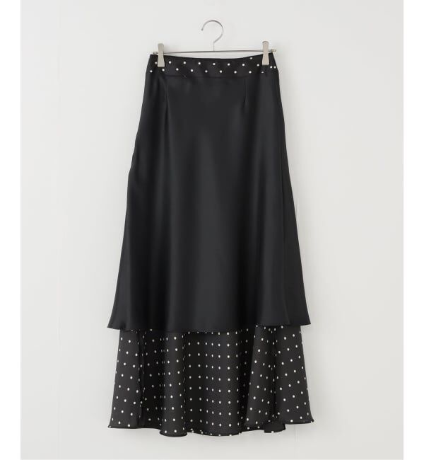  「【洗える】サテンマーメイドスカート」|スカート|