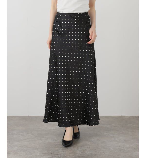  「【洗える】サテンマーメイドスカート」|スカート|