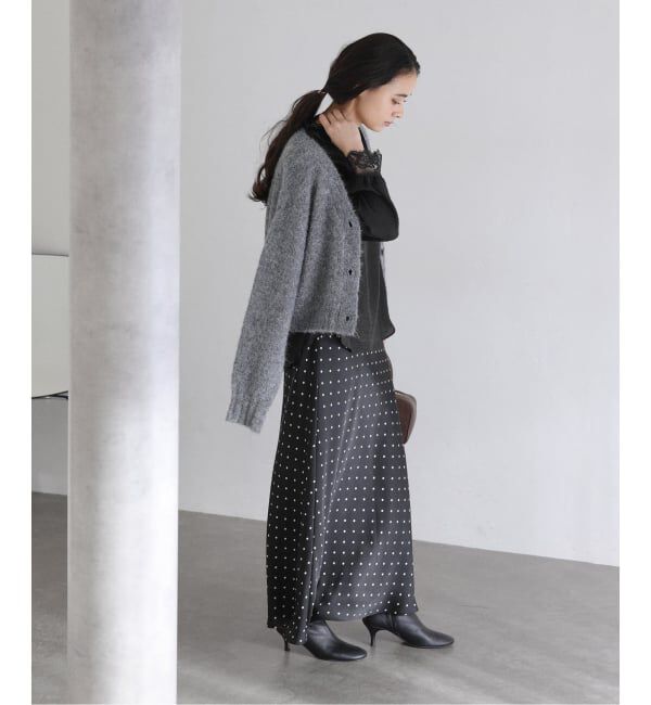  「【洗える】サテンマーメイドスカート」|スカート|