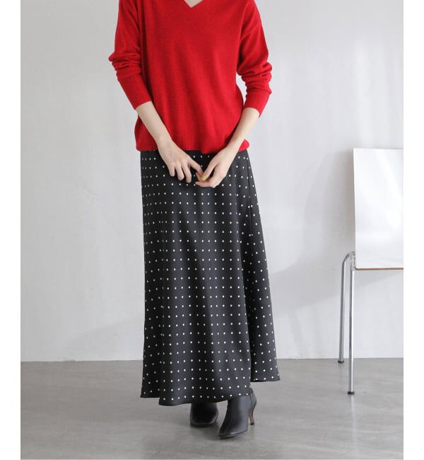  「【洗える】サテンマーメイドスカート」|スカート|