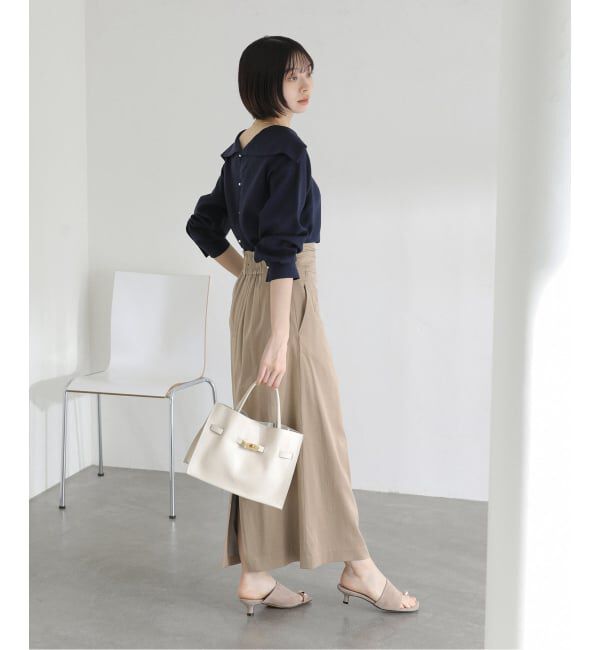  「【洗える】ウエストタックタイトスカート」|スカート|