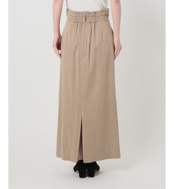  「【洗える】ウエストタックタイトスカート」|スカート|