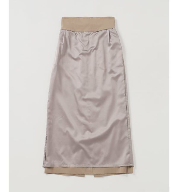  「【洗える】ウエストタックタイトスカート」|スカート|