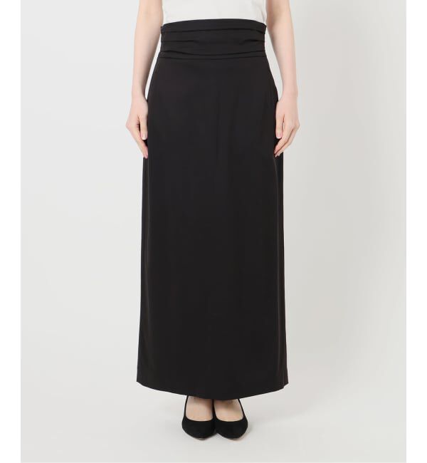  「【洗える】ウエストタックタイトスカート」|スカート|