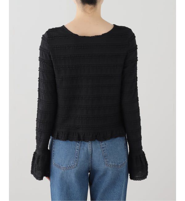  「【洗える】Mewl / ミュール ミニフリル2WAYカーデ」|カーディガン|